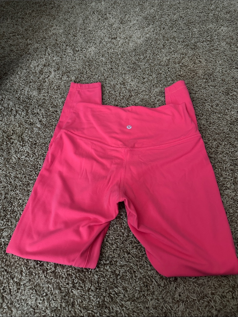 lululemon athletica Bright Pink High-Rise Leggings